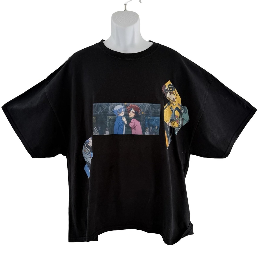 SK8 the Infinity Shirt Mens 3XL Black Anime Graphic Double Sided Gildan Cotton - Picture 2 of 16